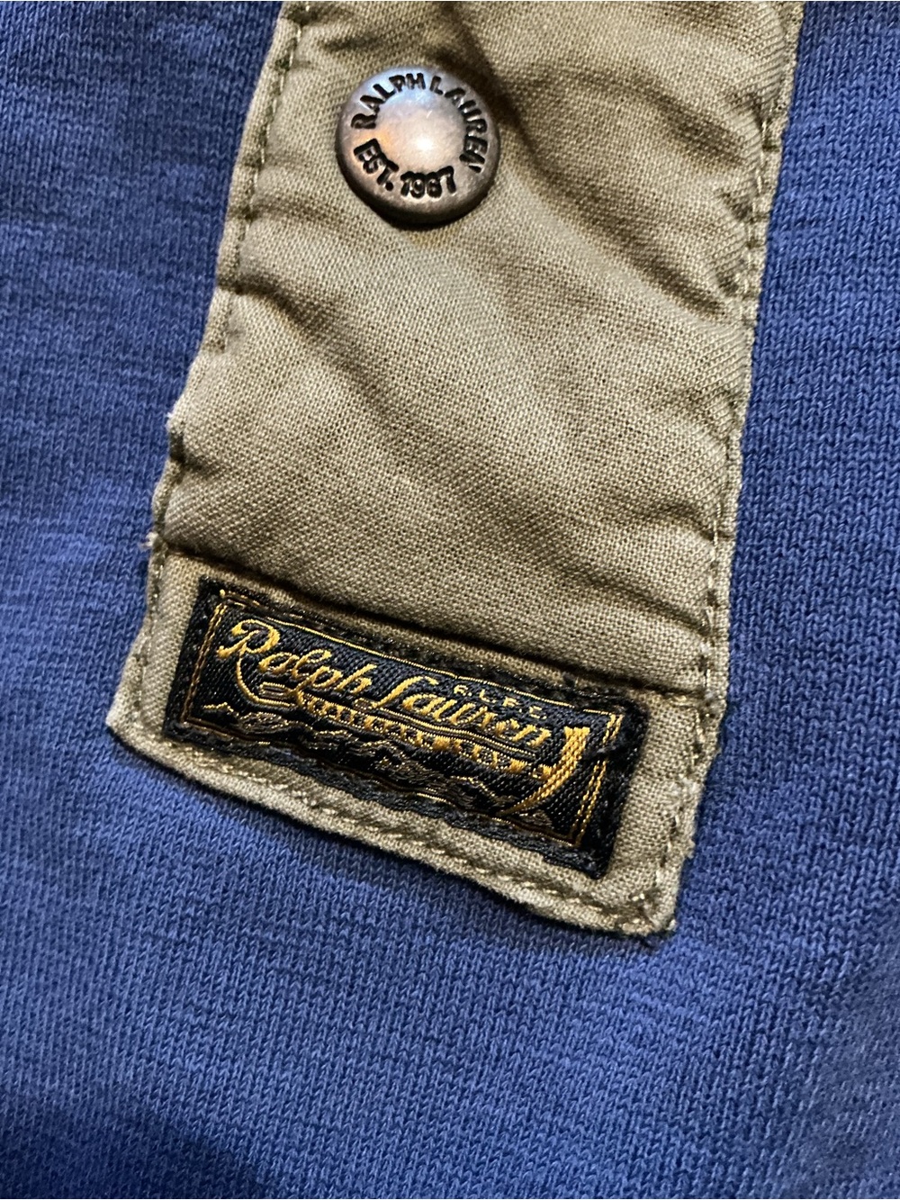 Vintage Polo Ralph Lauren Military Outdoor Pocket 1/4 Zip Pullover Sweatshirt - Picture 6 of 11